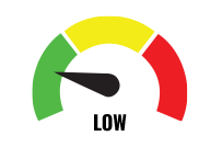 Dust Gauge is set to green, indicating a Low dust warning.