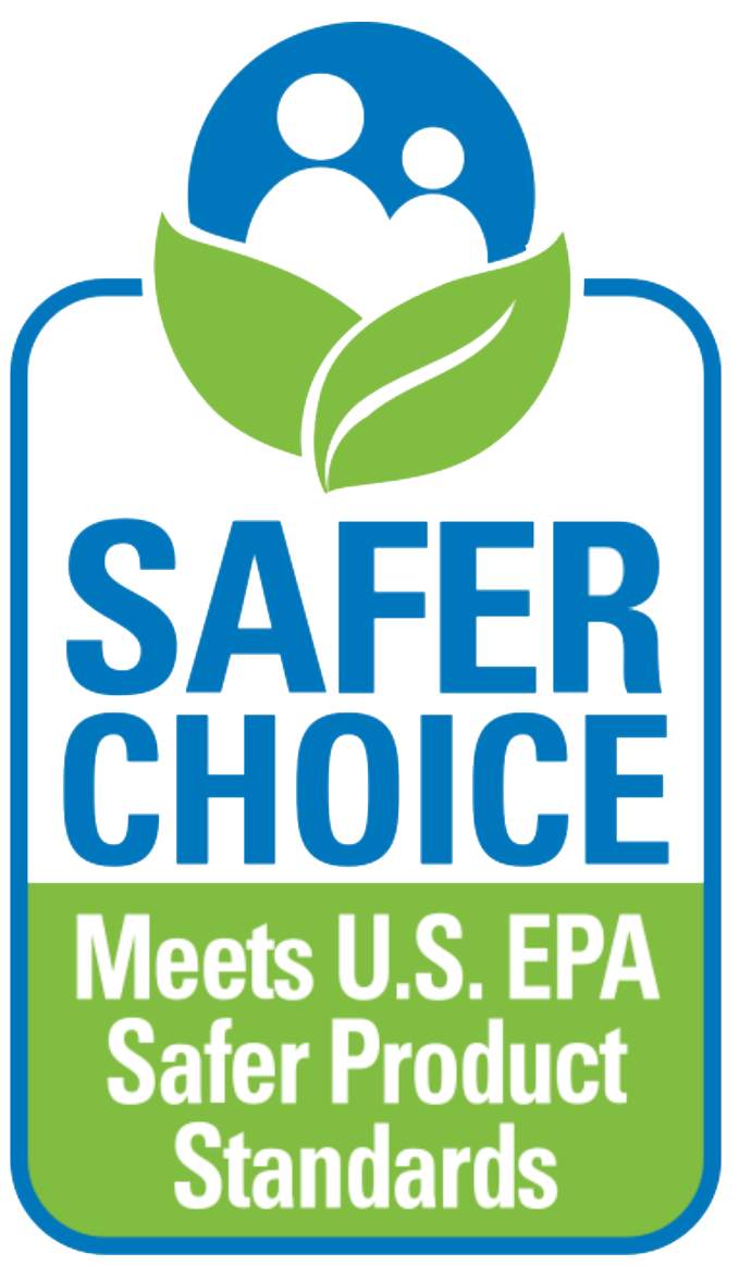 EPA Safer Choice certification logo indicating the product meets U.S. EPA safer product standards.